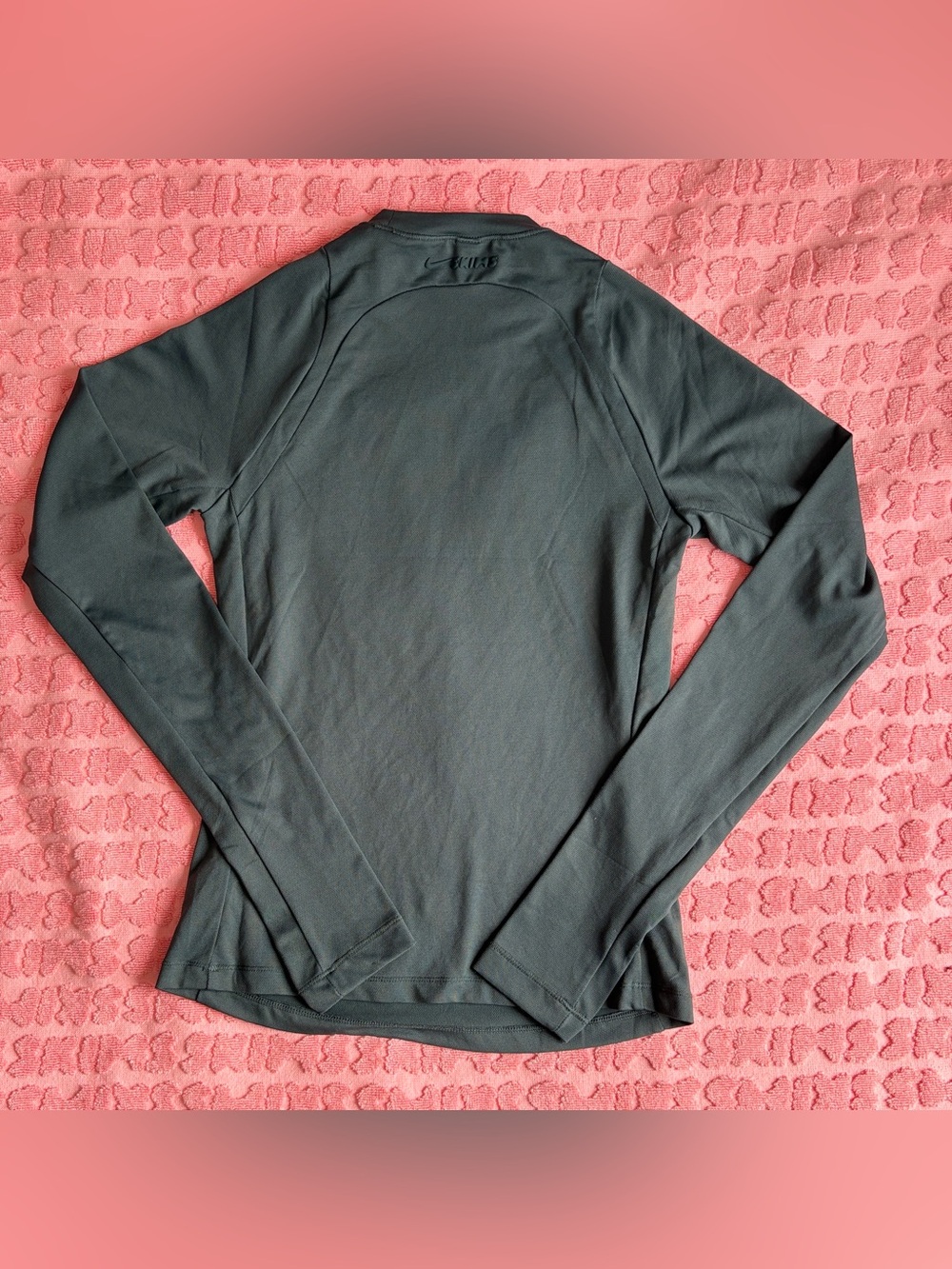 SKIMS Airy Long Sleeve Crew Neck Top | Dark Teal | S | NWT 🏷️ - Picture 8 of 10
